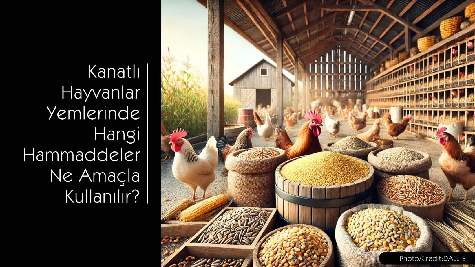 Kanatlı Hayvan Yemleri için Hangi Hammaddeler Kullanılır?